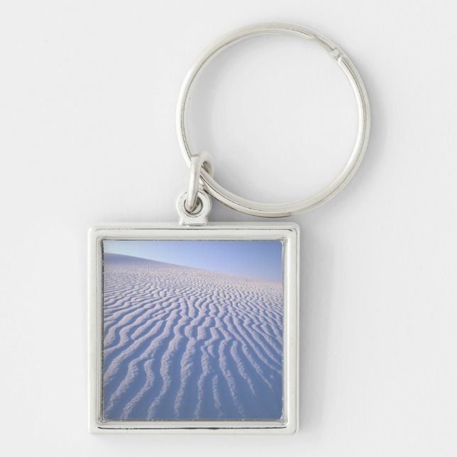 North America, USA, New Mexico, White Sand Dunes Keychain (Front)