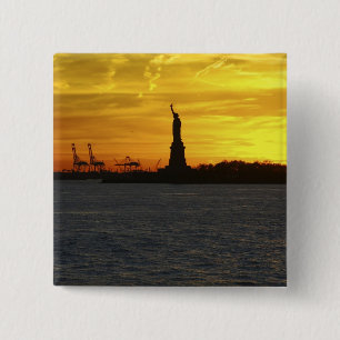 North America, USA, New York, New York City. 3 Pinback Button