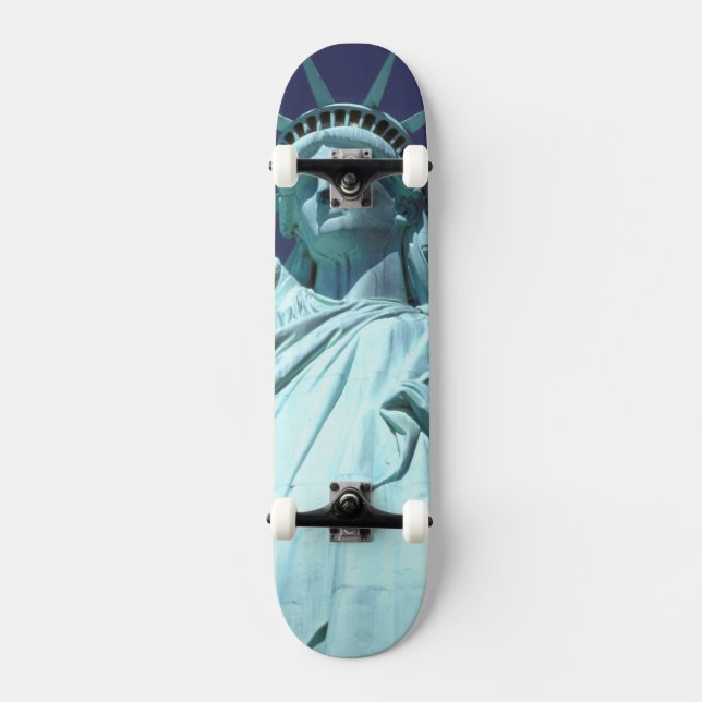 North America, USA, New York, New York City. 7 Skateboard Deck (Front)