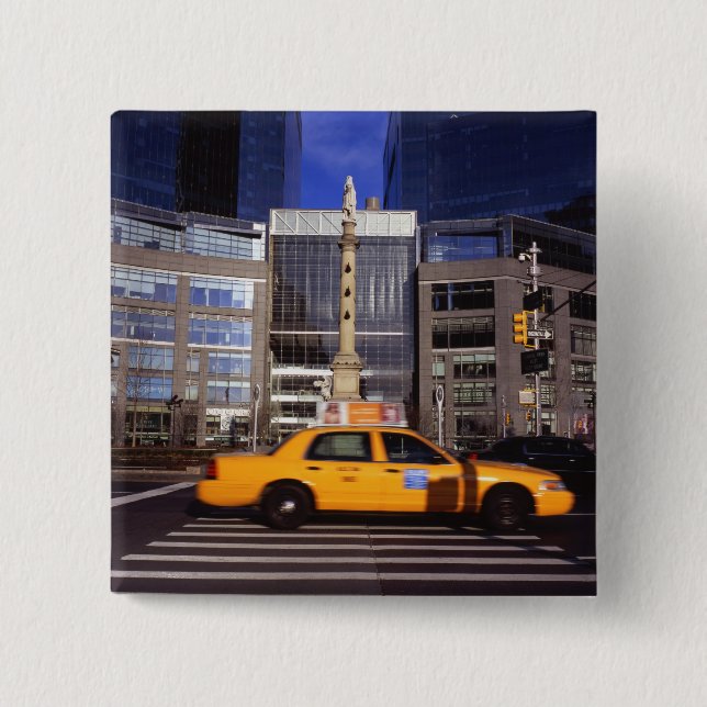 North America, USA, New York, New York City Button (Front)
