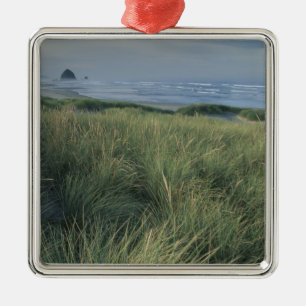 North America, USA, Oregon, Canon Beach, Metal Ornament