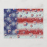 North America, USA, WA, Redmond, U.S. Flag Postcard