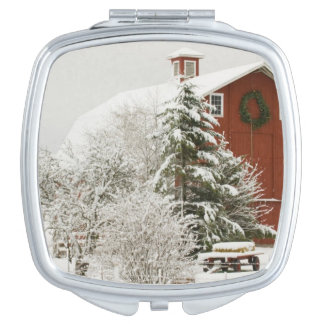 North America, USA, WA, Whidbey Island. Makeup Mirror