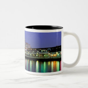North America, USA, Washington State, Seattle. 6 Two-Tone Coffee Mug