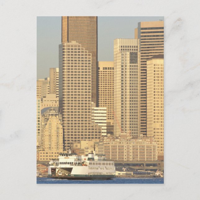 North America, USA, Washington State, Seattle. Postcard (Front)