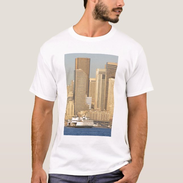 North America, USA, Washington State, Seattle. T-Shirt (Front)