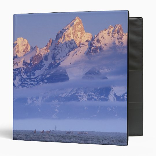 North America, USA, Wyoming, Grand Teton NP, 2 3 Ring Binder