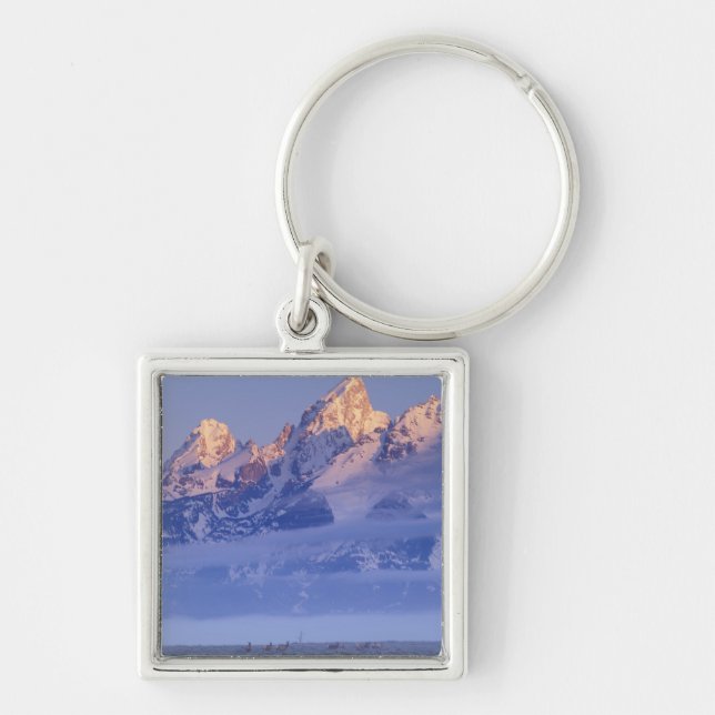 North America, USA, Wyoming, Grand Teton NP, 2 Keychain (Front)