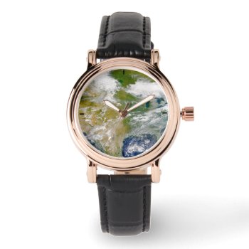 North America With Smoke Visible In Locations. Watch by stocktrek at Zazzle