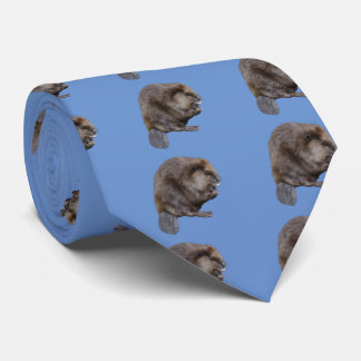 North American beaver Neck Tie