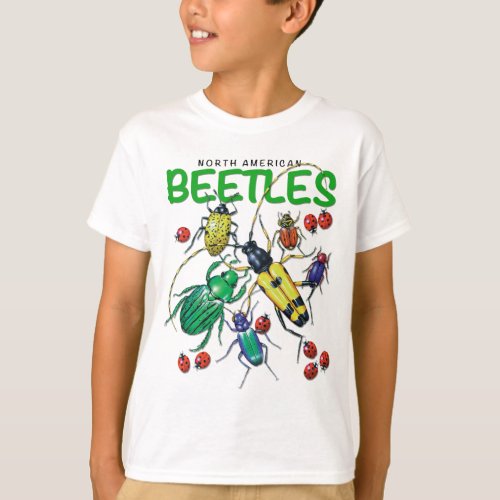 North American Beetles T_shirt