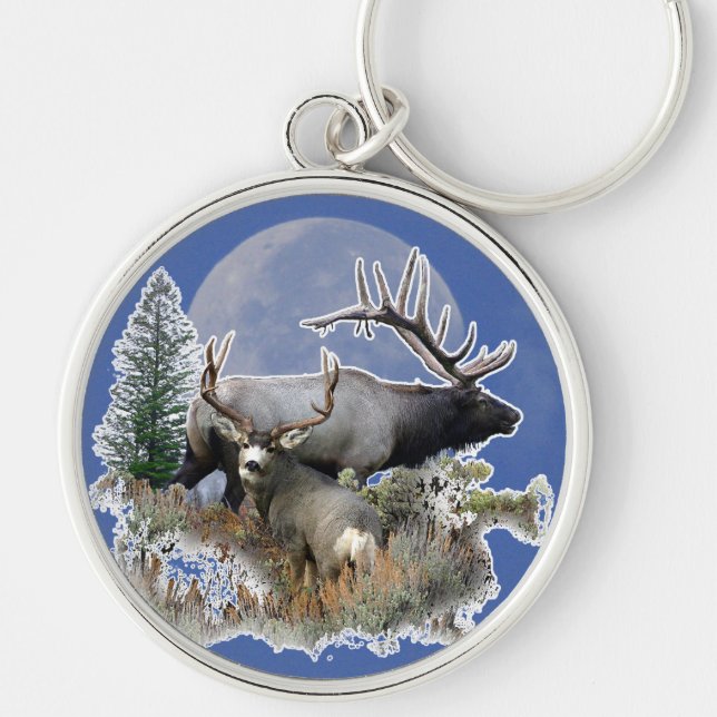 North American big game Keychain (Front)