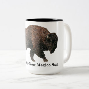 North American Buffalo Two-Tone Coffee Mug