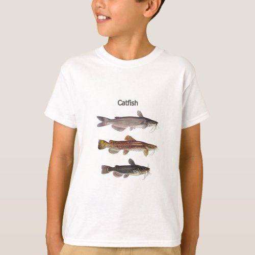 North American Catfish Logo T_Shirt