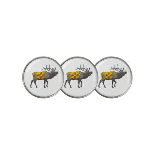 North American Elk New Mexico Golf Ball Marker