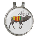 North American Elk  Vietnam Veteran Golf Hat Clip