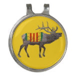 North American Elk  Vietnam Veteran Golf Hat Clip