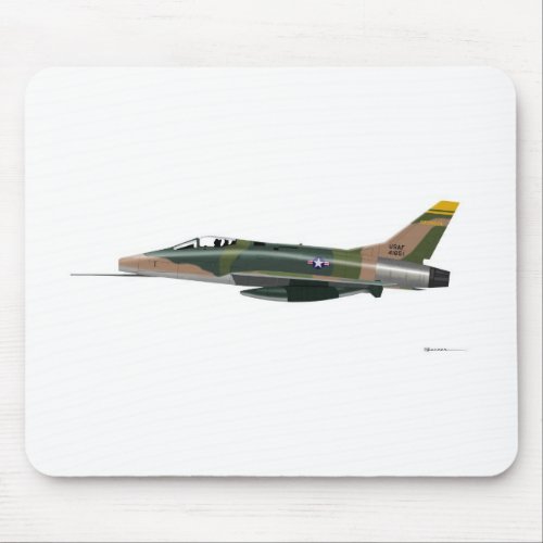 North American F_100 Super Sabre 41851 Mouse Pad