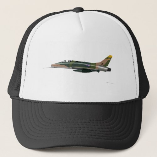 North American F_100 Super Sabre 41851 Trucker Hat