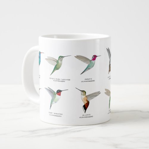 North American Hummingbirds  Giant Coffee Mug