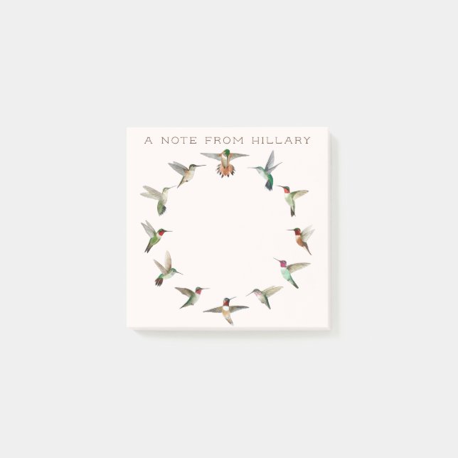 North American Hummingbirds  Post-it Notes (Front)