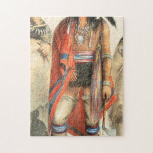 North American Indian 1832 George Catlin Jigsaw Puzzle
