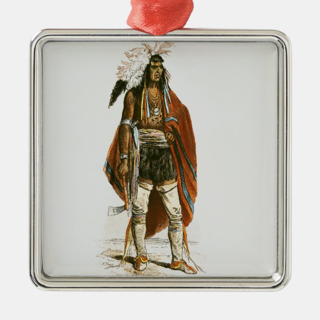 North American Indian Metal Ornament (Front)