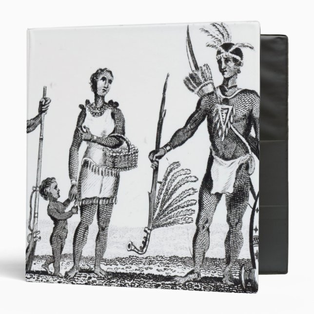 North American Indians 3 Ring Binder (Front/Inside)