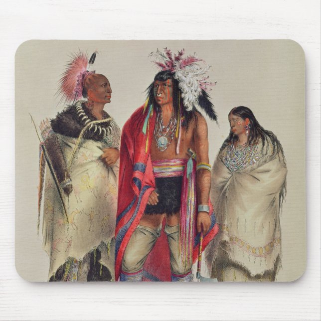 North American Indians, c.1832 Mouse Pad (Front)