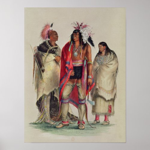 North American Indians c1832 Poster
