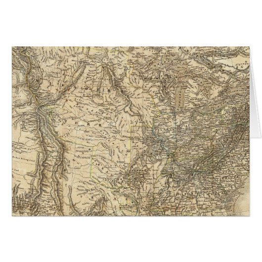 North American Map (Front Horizontal)