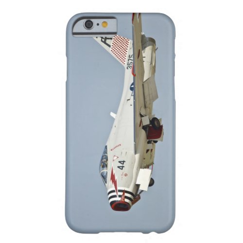 North American Naval FJ2 Fury Jet Fighter flying Barely There iPhone 6 Case