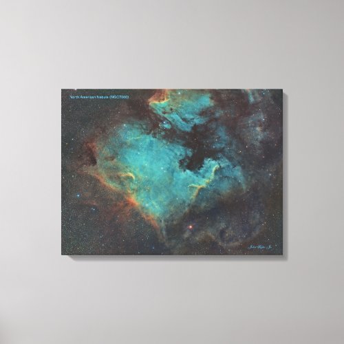 North American Nebula NGC 7000 Canvas Print