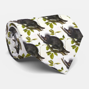 North American or Canada Porcupine by Audubon Neck Tie