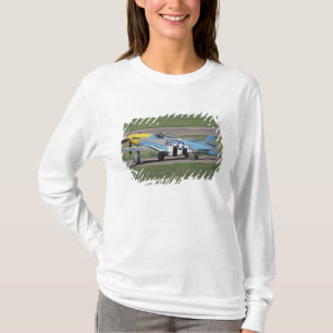 North American P-51 D Dazzling Donna on the T-Shirt