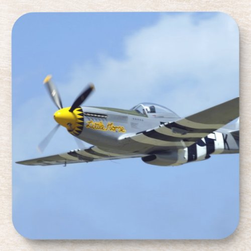 North American P_51D Mustang Little Horse Drink Coaster