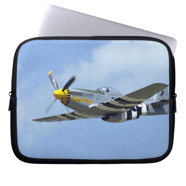 North American P-51D Mustang, Little Horse Laptop Sleeve (Front)