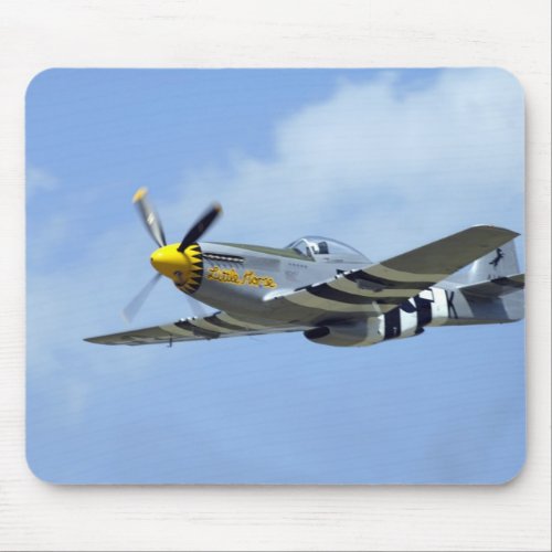 North American P_51D Mustang Little Horse Mouse Pad