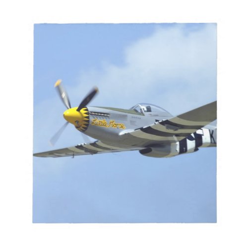 North American P_51D Mustang Little Horse Notepad