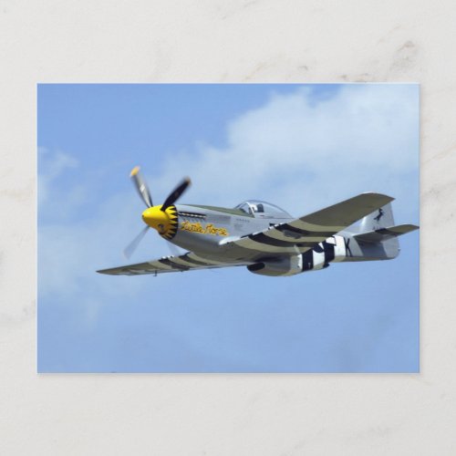 North American P_51D Mustang Little Horse Postcard