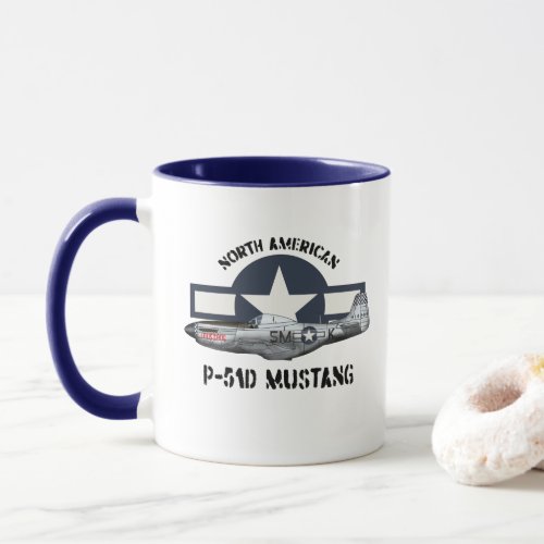 North American P_51D Mustang Mug