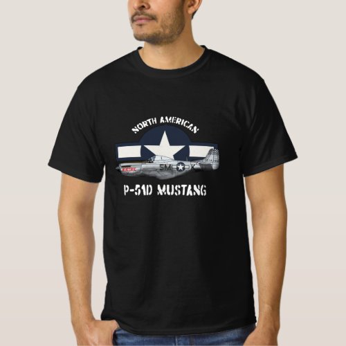 North American P_51D Mustang T_Shirt