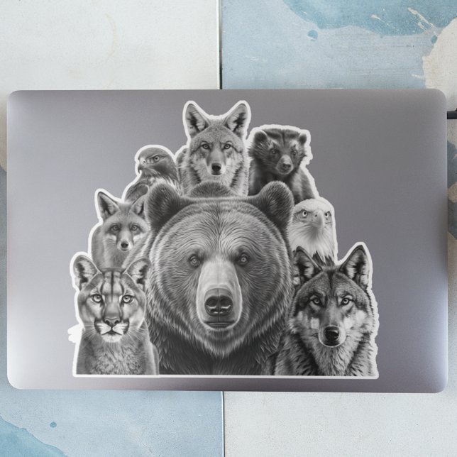 North American Predators Woodland Animals Sticker (Creator Uploaded)