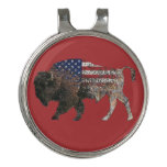 North American Sacred Buffalo Golf Hat Clip