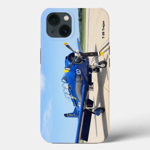 North American T_28 Trojan Airplane iPhone 13 Case