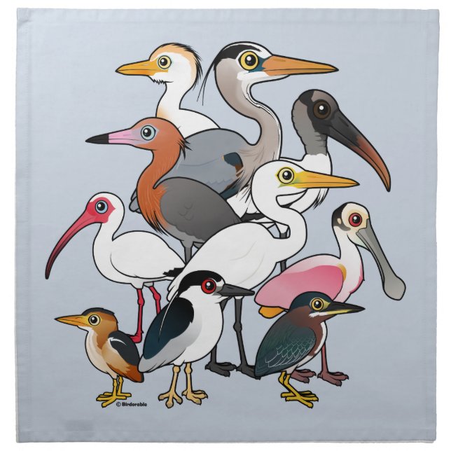 North American Waders Cloth Napkin (Front)