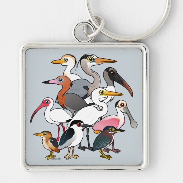 North American Waders Keychain (Front)