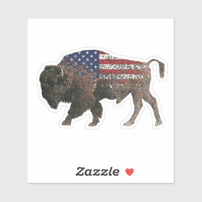 North America's Sacred Buffalo Sticker (Sheet)