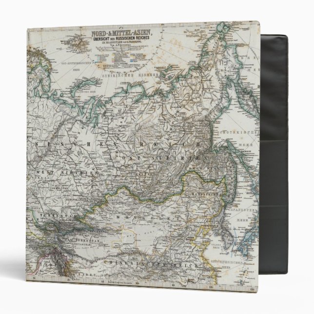 North and Central Asia 3 Ring Binder (Front/Inside)
