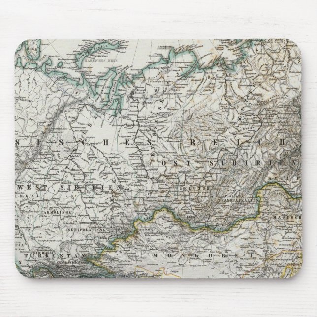 North and Central Asia Mouse Pad (Front)